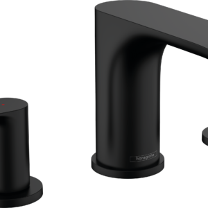 Hansgrohe Vivenis Widespread Faucet 95 with Pop-UP Drain, 1.2 GPM in Matte Black