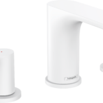 Hansgrohe Vivenis Widespread Faucet 95 with Pop-UP Drain, 1.2 GPM in Matte White