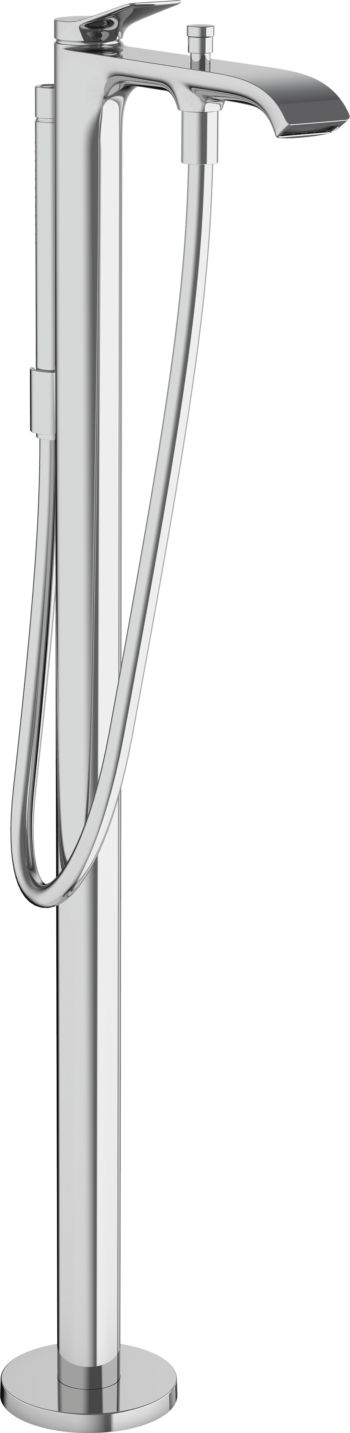 Hansgrohe Vivenis Freestanding Tub Filler Trim with 1.75 GPM Handshower in Chrome