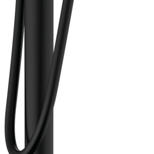 Hansgrohe Vivenis Freestanding Tub Filler Trim with 1.75 GPM Handshower in Matte Black