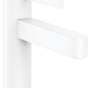 Hansgrohe Finoris Single-Hole Faucet 100 with Pop-Up Drain, 1.2 GPM in Matte White