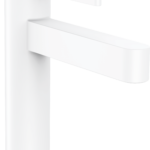 Hansgrohe Finoris Single-Hole Faucet 110 with Pop-Up Drain, 1.2 GPM in Matte White