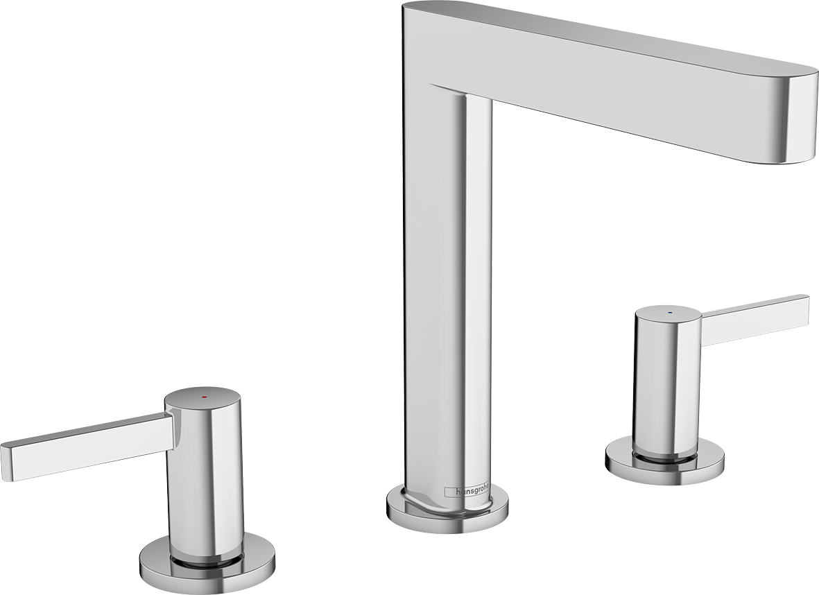 Hansgrohe Finoris Wide-spread Faucet 160 with Pop-up Drain, 1.2 GPM in Chrome