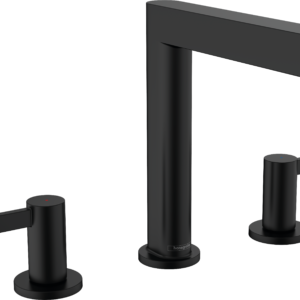 Hansgrohe Finoris Wide-spread Faucet 160 with Pop-up Drain, 1.2 GPM in Matte Black