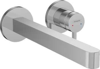 Hansgrohe Finoris Wall-Mounted Single-Handle Faucet Trim, 1.2 GPM in Chrome