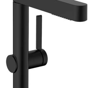 Hansgrohe Finoris Single-Hole Faucet 230 with 2-Spray Pull-Out, 1.2 GPM in Matte Black