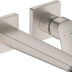 Hansgrohe Logis Fine Wall-Mounted Single-Handle Faucet Trim, 1.2 GPM in Brushed Nickel