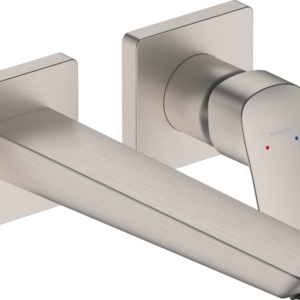 Hansgrohe Logis Fine Wall-Mounted Single-Handle Faucet Trim, 1.2 GPM in Brushed Nickel