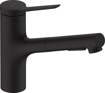 Hansgrohe Zesis  Kitchen Faucet 2-Spray, Pull-Out, 1.75 GPM in Matte Black