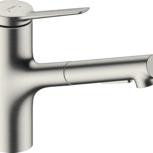 Hansgrohe Zesis  Kitchen Faucet 2-Spray, Pull-Out, 1.5 GPM in Steel Optic