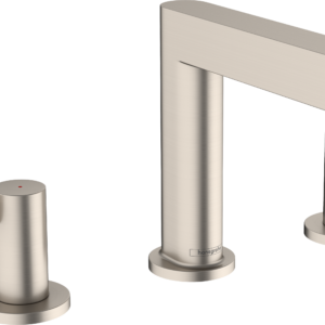 Hansgrohe Finoris Wide-spread Faucet 110 with Pop-up Drain, 1.2 GPM in Brushed Nickel