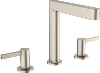 Hansgrohe Finoris Wide-spread Faucet 160 with Pop-up Drain, 1.2 GPM in Brushed Nickel