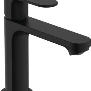 Hansgrohe Rebris S Single-Hole Faucet 110 with Pop-Up Drain, 1.2 GPM in Matte Black