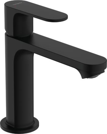 Hansgrohe Rebris S Single-Hole Faucet 110 with Pop-Up Drain, 1.2 GPM in Matte Black