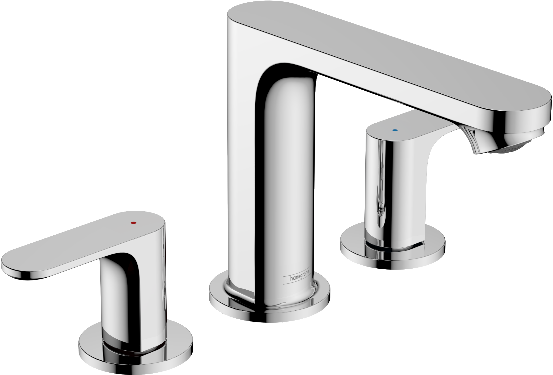 Hansgrohe Rebris S Widespread Faucet 110 with Pop-Up Drain, 1.2 GPM in Chrome