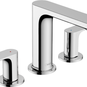 Hansgrohe Rebris S Widespread Faucet 110 with Pop-Up Drain, 1.2 GPM in Chrome