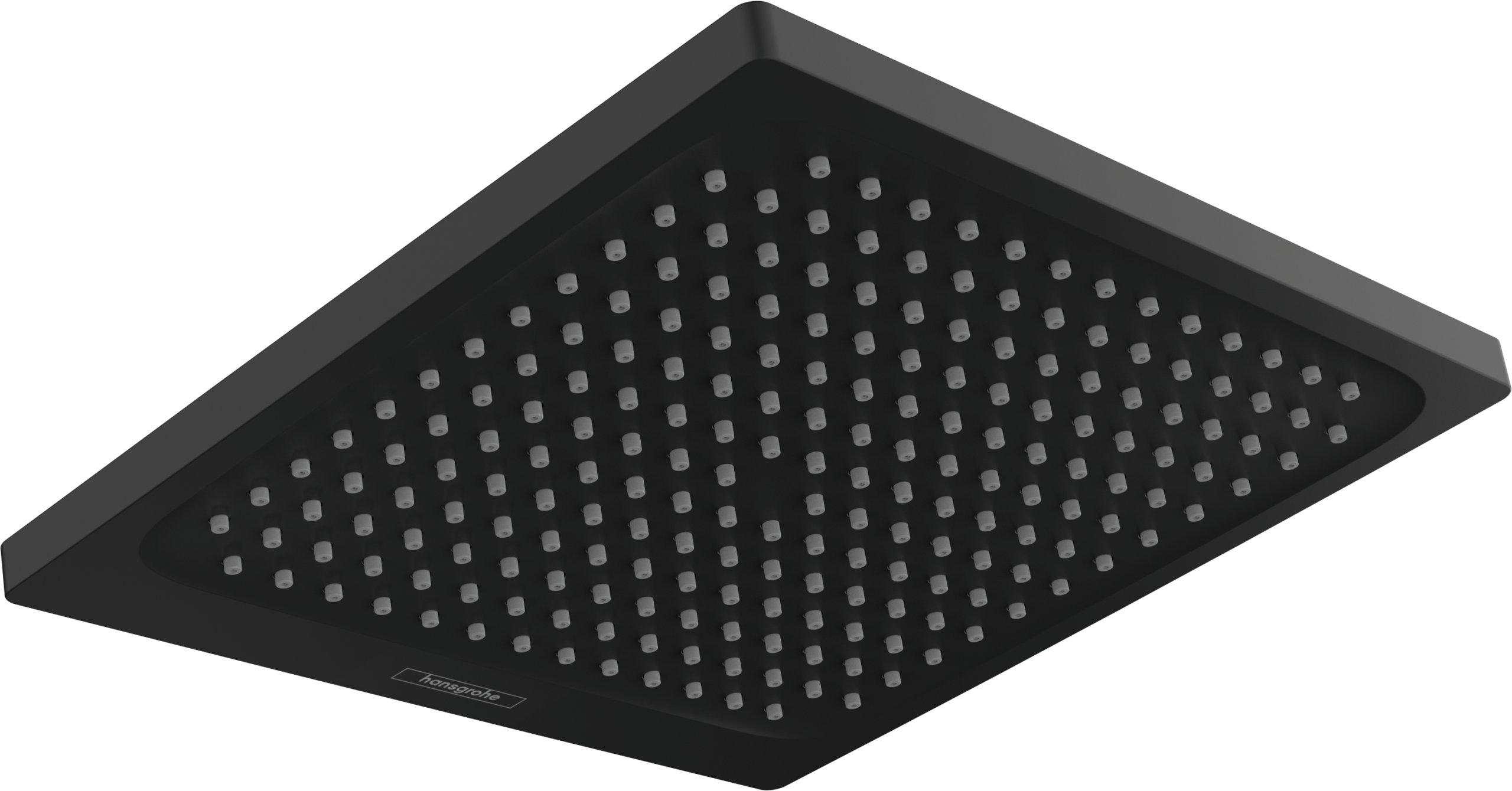 Hansgrohe Crometta E Showerhead 240 1-Jet, 2.5 GPM in Matte Black