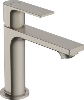 Hansgrohe Rebris E Single-Hole Faucet 110 with Pop-Up Drain, 1.2 GPM in Brushed Nickel