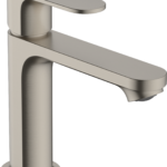 Hansgrohe Rebris S Single-Hole Faucet 110 with Pop-Up Drain, 1.2 GPM in Brushed Nickel