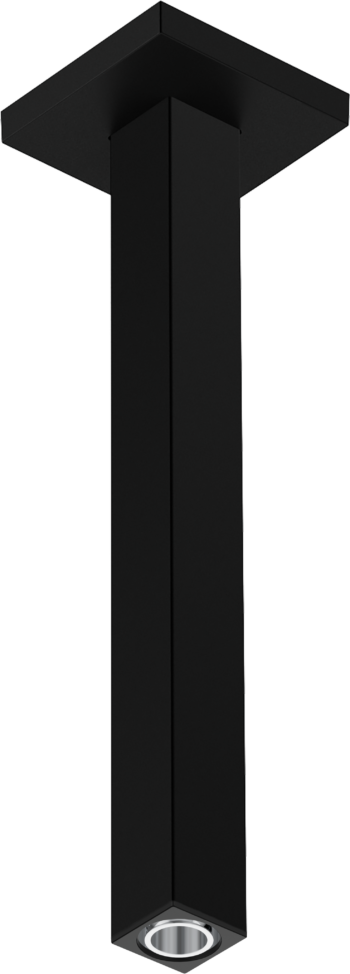 Hansgrohe Pulsify E Extension Pipe for Ceiling Mount E, 12" in Matte Black