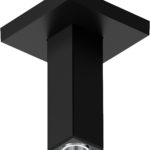 Hansgrohe Pulsify E Extension Pipe for Ceiling Mount E, 4" in Matte Black