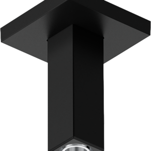 Hansgrohe Pulsify E Extension Pipe for Ceiling Mount E, 4″ in Matte Black