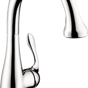 Hansgrohe Allegro E Gourmet HighArc Kitchen Faucet, 2-Spray Pull-Down, 1.75 GPM in Chrome