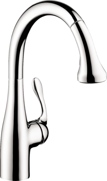 Hansgrohe Allegro E Gourmet HighArc Kitchen Faucet, 2-Spray Pull-Down, 1.75 GPM in Chrome