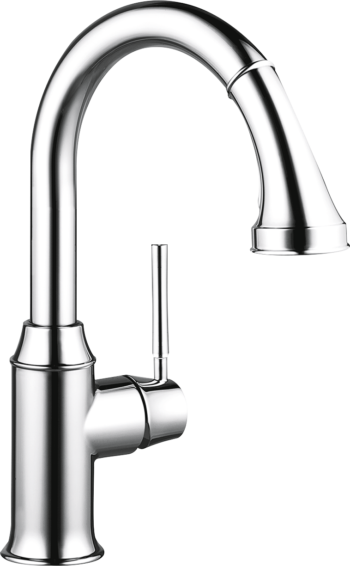 Hansgrohe Talis C Prep Kitchen Faucet, 2-Spray Pull-Down, 1.75 GPM in Chrome
