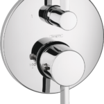 Hansgrohe Ecostat Thermostatic Trim S with Volume Control and Diverter in Chrome