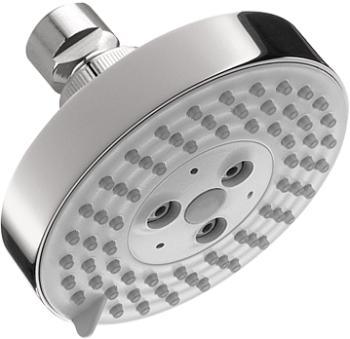 Hansgrohe Raindance S Showerhead 100 3-Jet, 2.0 GPM in Chrome