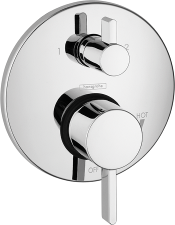 Hansgrohe Ecostat Pressure Balance Trim S with Diverter in Chrome