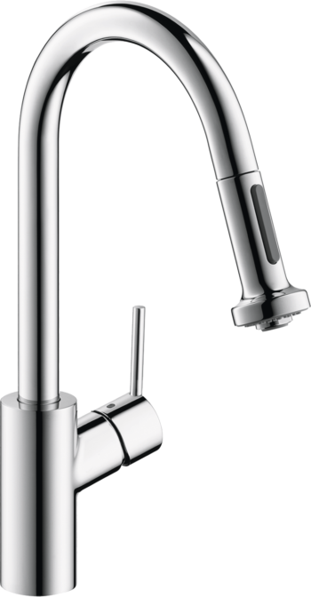 Hansgrohe Talis S² HighArc Kitchen Faucet, 2-Spray Pull-Down, 1.75 GPM in Chrome
