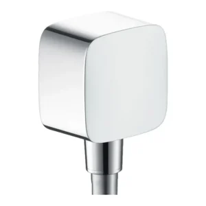 Hansgrohe FixFit Wall Outlet PuraVida with Check Valves in Chrome