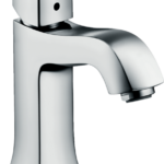 Hansgrohe Metris C Single-Hole Faucet 100 with Pop-Up Drain, 1.2 GPM in Chrome