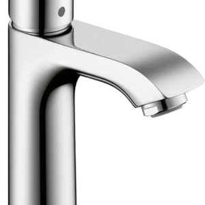 Hansgrohe Metris Single-Hole Faucet 100 with Pop-Up Drain, 1.2 GPM in Chrome
