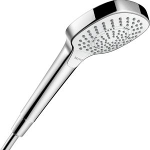 Hansgrohe Croma Select E Handshower 110 3-Jet, 1.75 GPM in White / Chrome