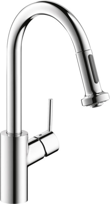 Hansgrohe Talis S² Prep Kitchen Faucet, 2-Spray Pull-Down, 1.75 GPM in Chrome