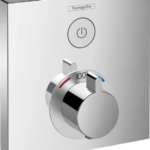 Hansgrohe Ecostat S Thermostatic Trim with Volume Control and Diverter in Brushed Nickel