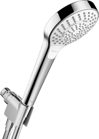 Hansgrohe Croma Select S Handshower Set 110 3-Jet, 2.5 GPM in Chrome