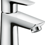 Hansgrohe Talis E Single-Hole Faucet 80 with Pop-Up Drain, 1.2 GPM in Chrome