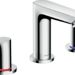 Hansgrohe Talis E Widespread Faucet 150 with Pop-Up Drain, 1.2 GPM in Chrome