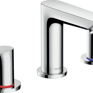 Hansgrohe Talis E Widespread Faucet 150 with Pop-Up Drain, 1.2 GPM in Chrome