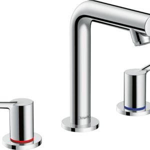 Hansgrohe Talis S Widespread Faucet 150 with Pop-Up Drain, 1.2 GPM in Chrome