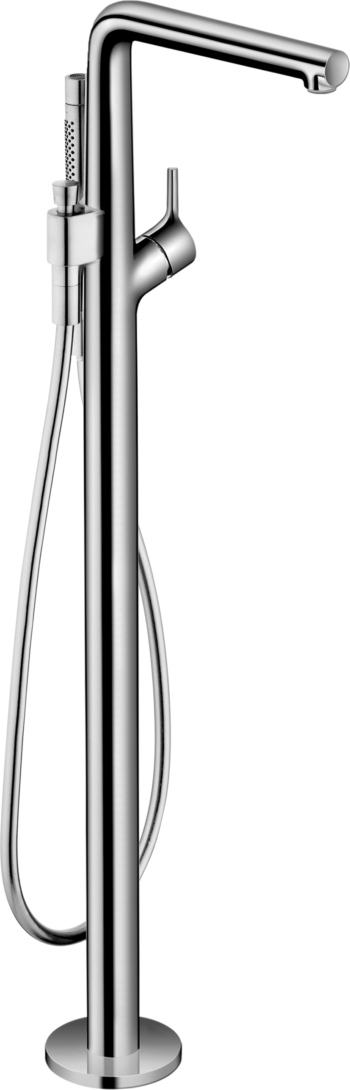 Hansgrohe Talis S Freestanding Tub Filler Trim with 1.75 GPM Handshower in Chrome