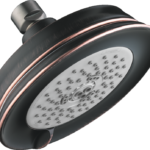 Hansgrohe Croma 100 Classic Showerhead 3-Jet, 2.5 GPM in Rubbed Bronze