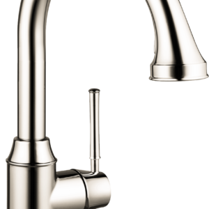 Hansgrohe Talis C HighArc Kitchen Faucet, 2-Spray Pull-Down, 1.75 GPM in Polished Nickel
