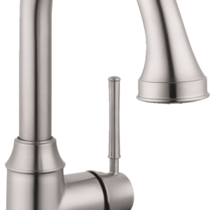 Hansgrohe Talis C Prep Kitchen Faucet, 2-Spray Pull-Down, 1.75 GPM in Steel Optic
