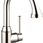 Hansgrohe Talis C Prep Kitchen Faucet, 2-Spray Pull-Down, 1.75 GPM in Polished Nickel