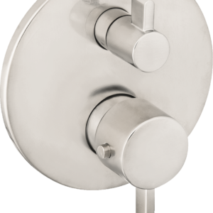 Hansgrohe Ecostat Thermostatic Trim S with Volume Control in Brushed Nickel